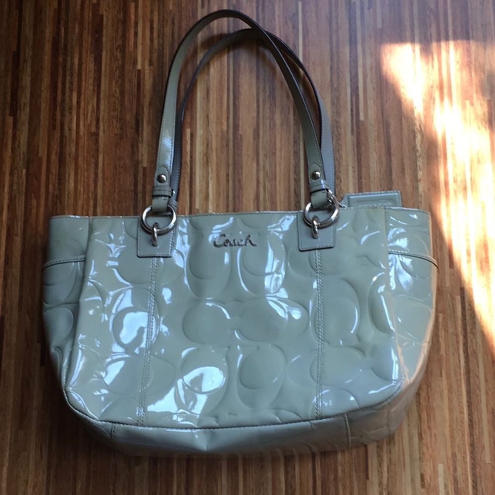 Coach Patent Leather Tote